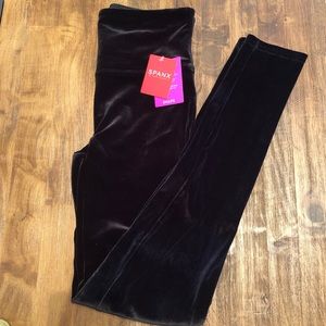 Spanx Velvet Leggings